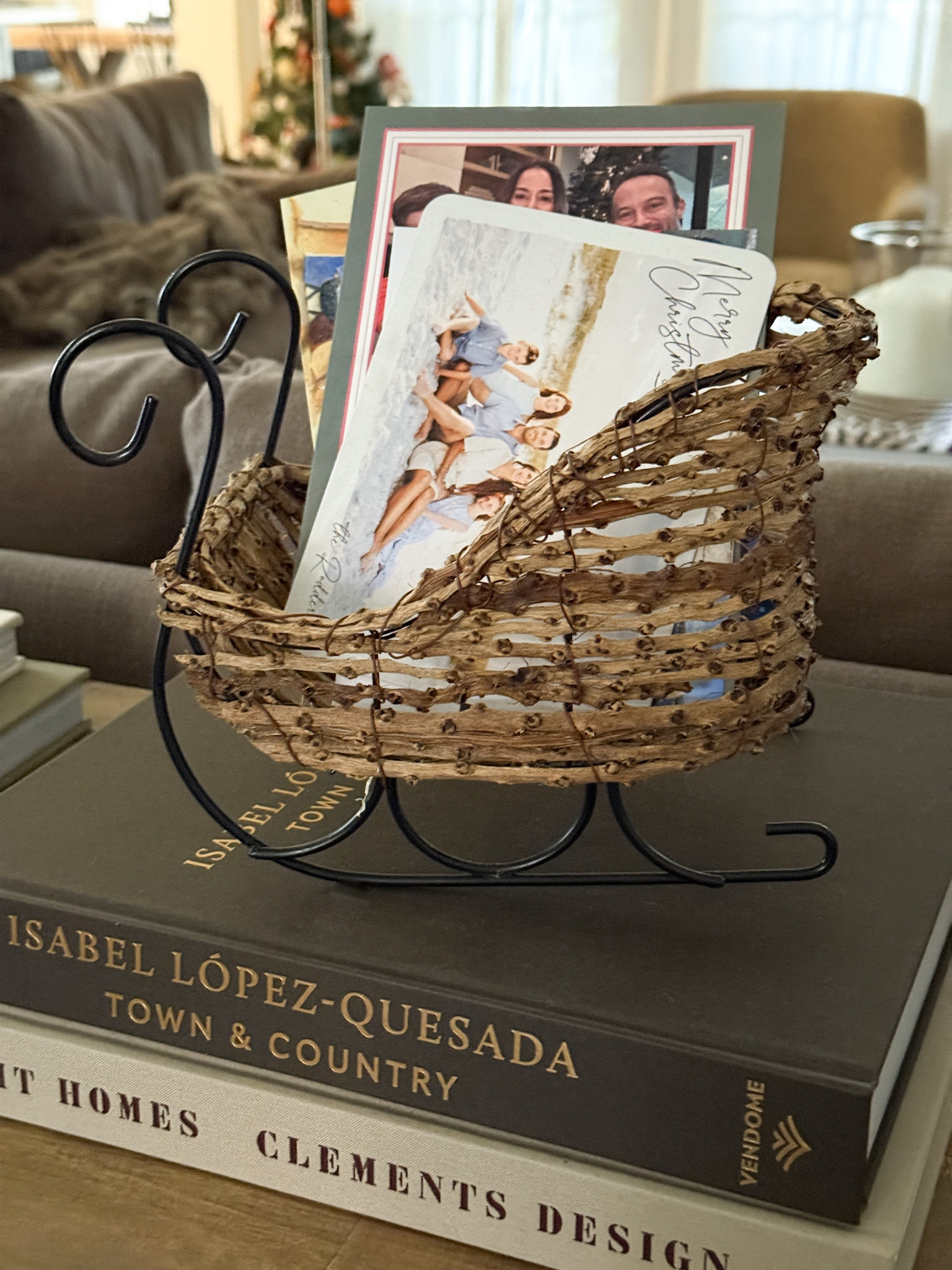 Mini sleigh Christmas card holder 

#LTKKids #LTKHome #LTKHoliday