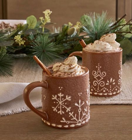 The cutest gingerbread mugs🤎 Love that it comes in a set of 2

#LTKHoliday #LTKhome #LTKSeasonal