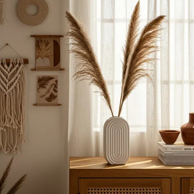 Elegant Ceramic Vase, Contemporary Design for Modern Decor | Wayfair North America