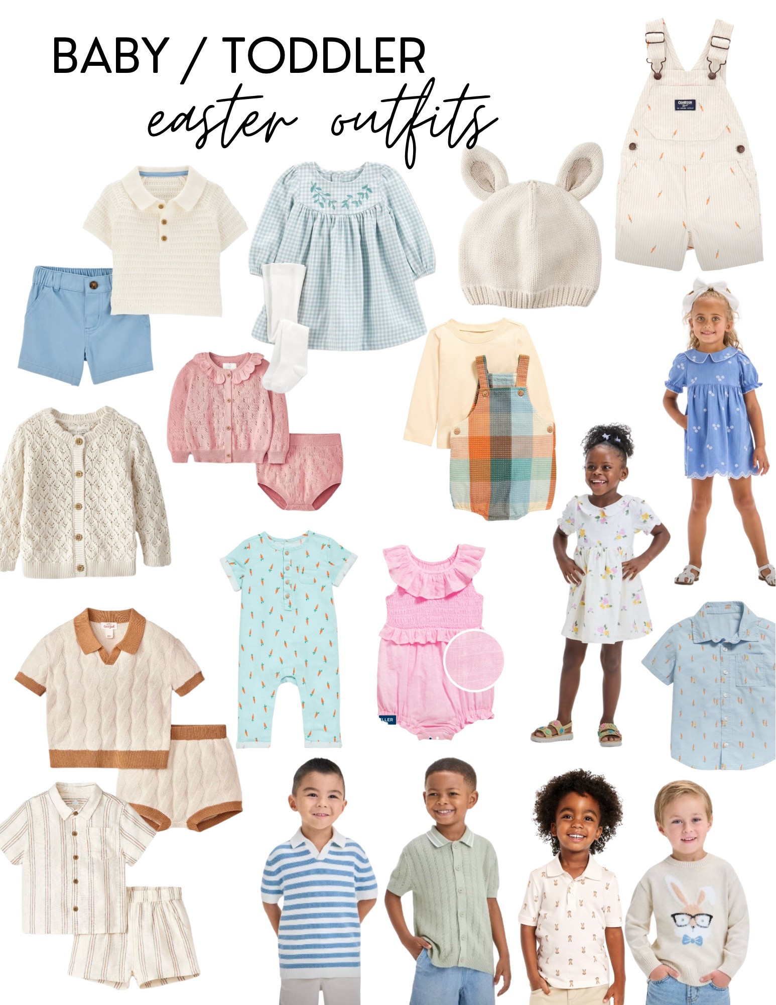 Baby and toddler Easter outfit inspo

#LTKKids #LTKSeasonal #LTKBaby