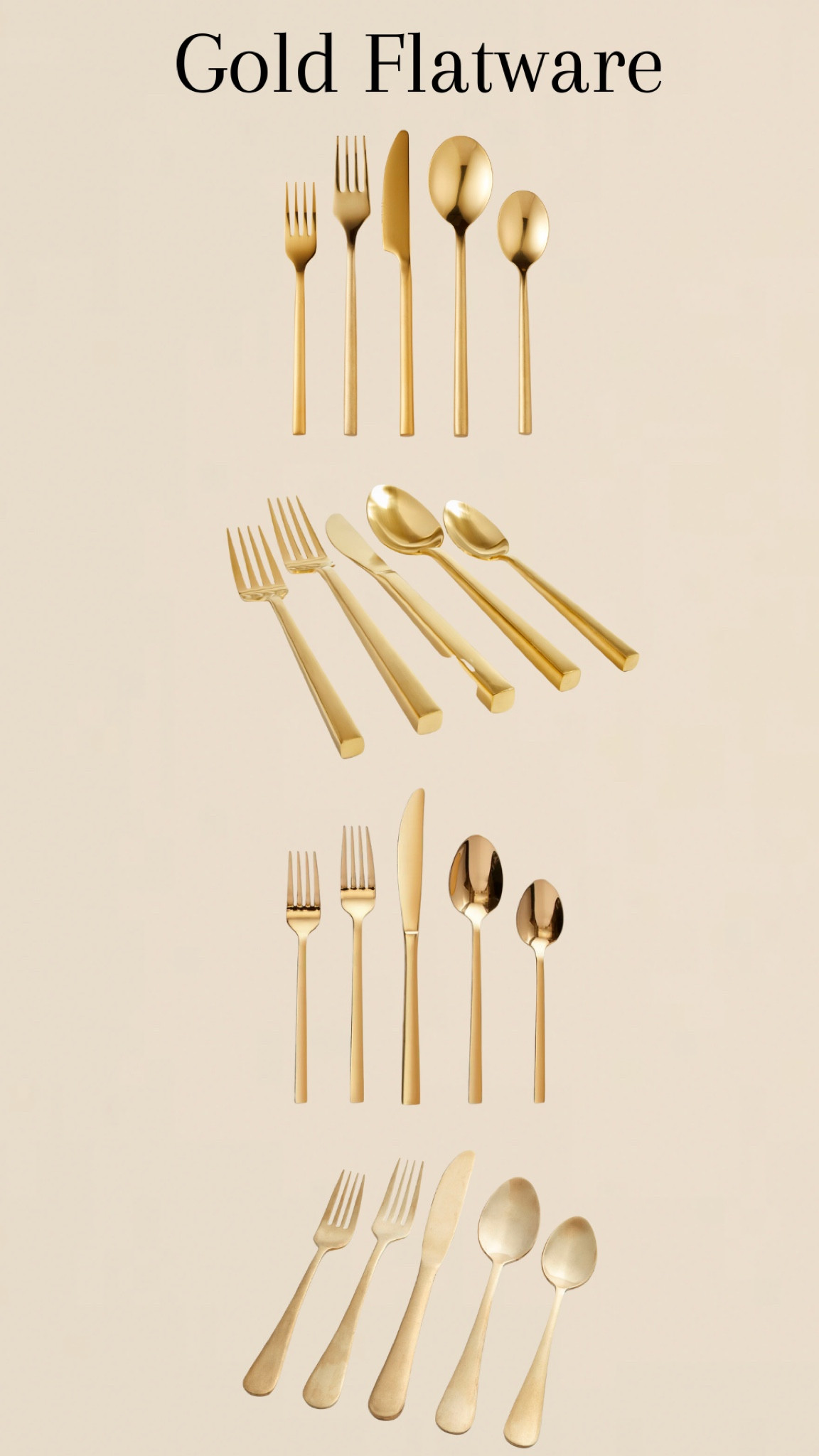 Gold flatware, kitchen utensils, dining 

#LTKstyletip #LTKhome