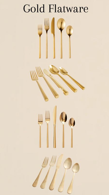 Gold flatware, kitchen utensils, dining 

#LTKstyletip #LTKhome