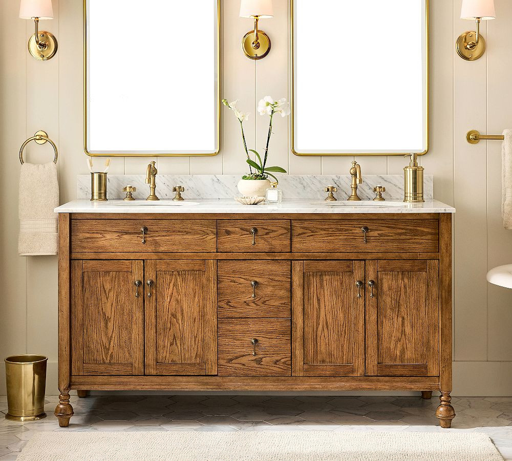 Summerville 60" Double Sink Vanity | Pottery Barn (US)
