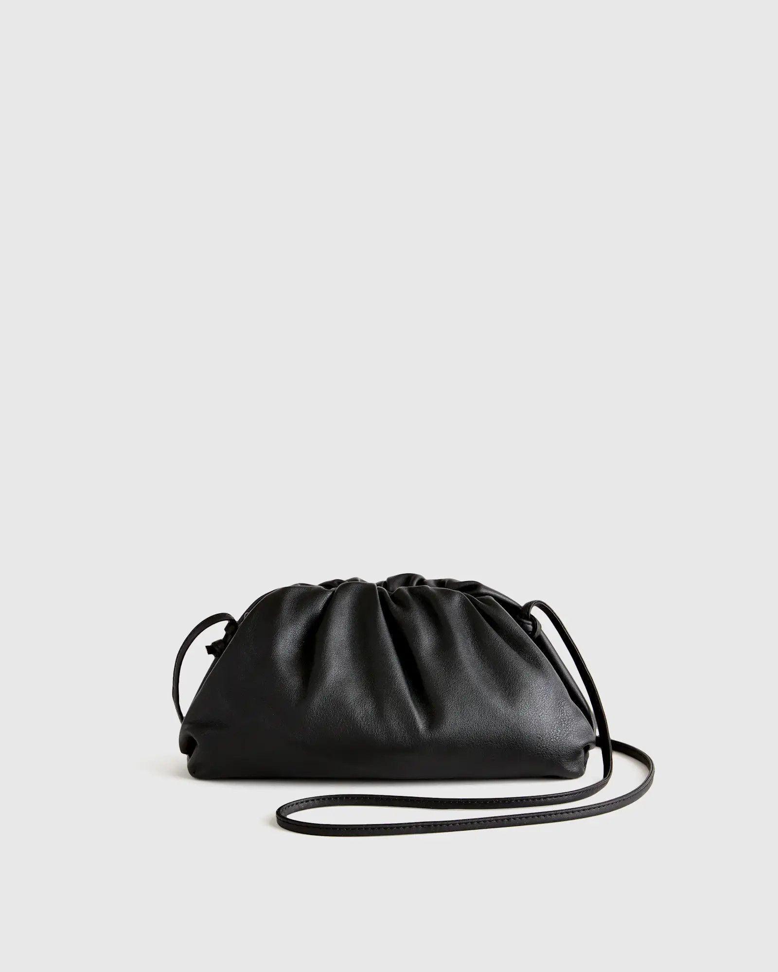Italian Leather Pouch Crossbody Clutch | Quince
