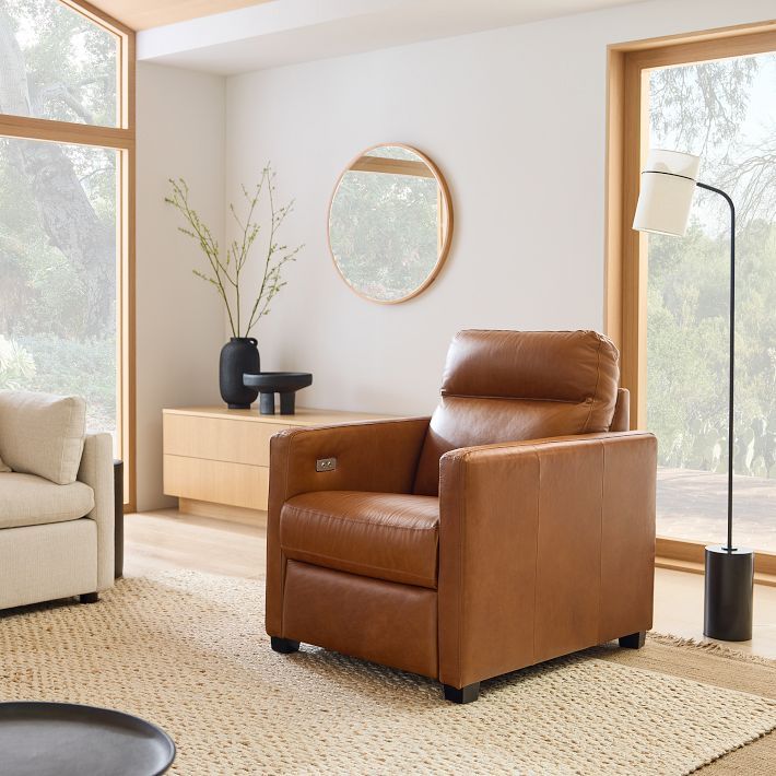 Harris Leather Power Recliner | West Elm (US)