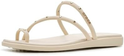 Crocs Women's Miami Toe Loop Sandal Flat | Amazon (US)