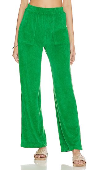 Terrycloth Pant in Jungle | Revolve Clothing (Global)