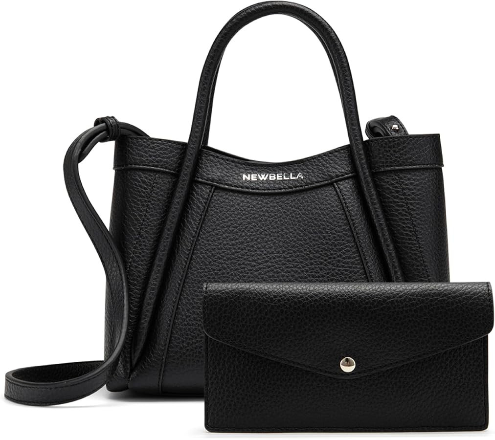 NEWBELLA Women's Hobo Purse - Faux Leather Shoulder Bag & Tote Handbag, Spacious Work Bag for Com... | Amazon (US)