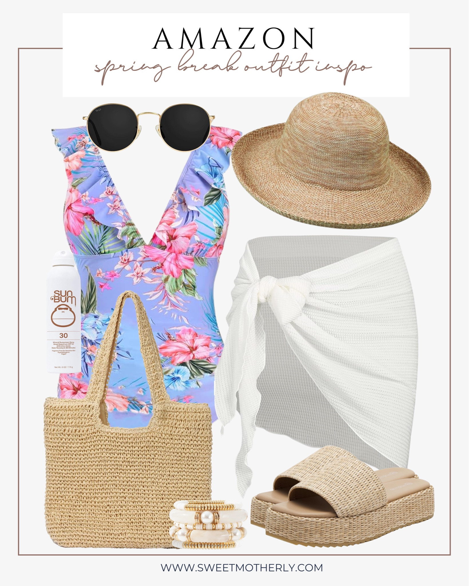 Amazon Spring Break Outfit Inspo

Summer dresses
Vacation Outfits
Trendy sunglasses
Womens affordable sandals
Womens dainty gold jewelry 
Woven crossbody purse
Womens cover ups
Women’s beach fashion
Women’s beach totes 
Spring break outfit idea
Women’s sandals
Summer style
Summer fashion
Women’s handbags
Women’s sun hats
Affordable swimsuits 
Women’s summer swimsuits
Women’s summer heels

#LTKStyleTip #LTKSeasonal #LTKSaleAlert