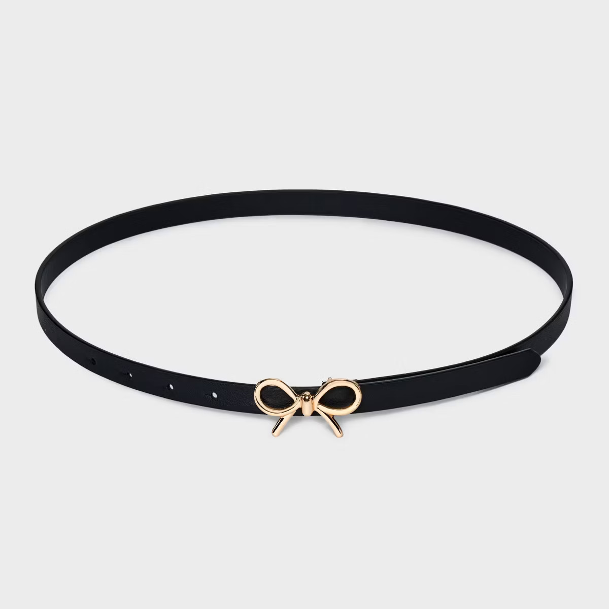 Women's Bow Buckle Belt - A New Day™ Black | Target