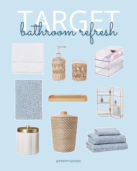 A pretty Target bathroom refresh for Spring!

Target Bathroom | Target Spring | Target Home

#LTKhome #LTKfamily #LTKfindsunder50