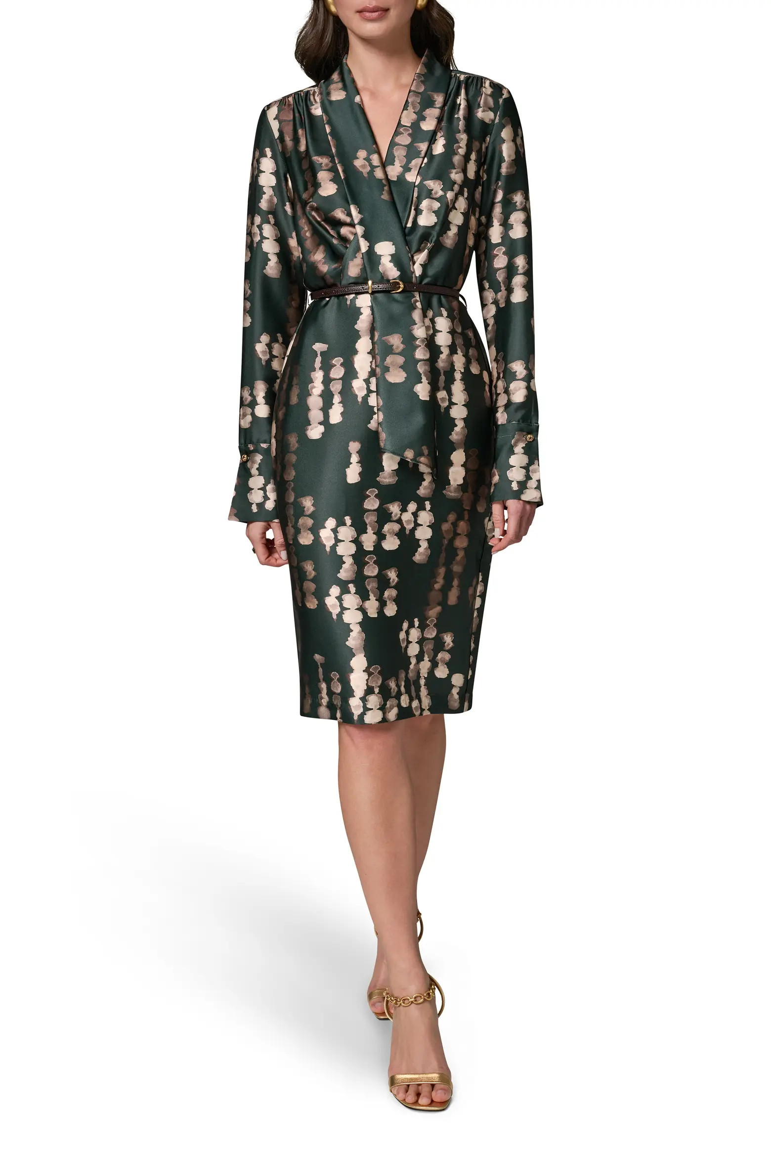 Belted Long Sleeve Dress (Women) | Nordstrom | Nordstrom