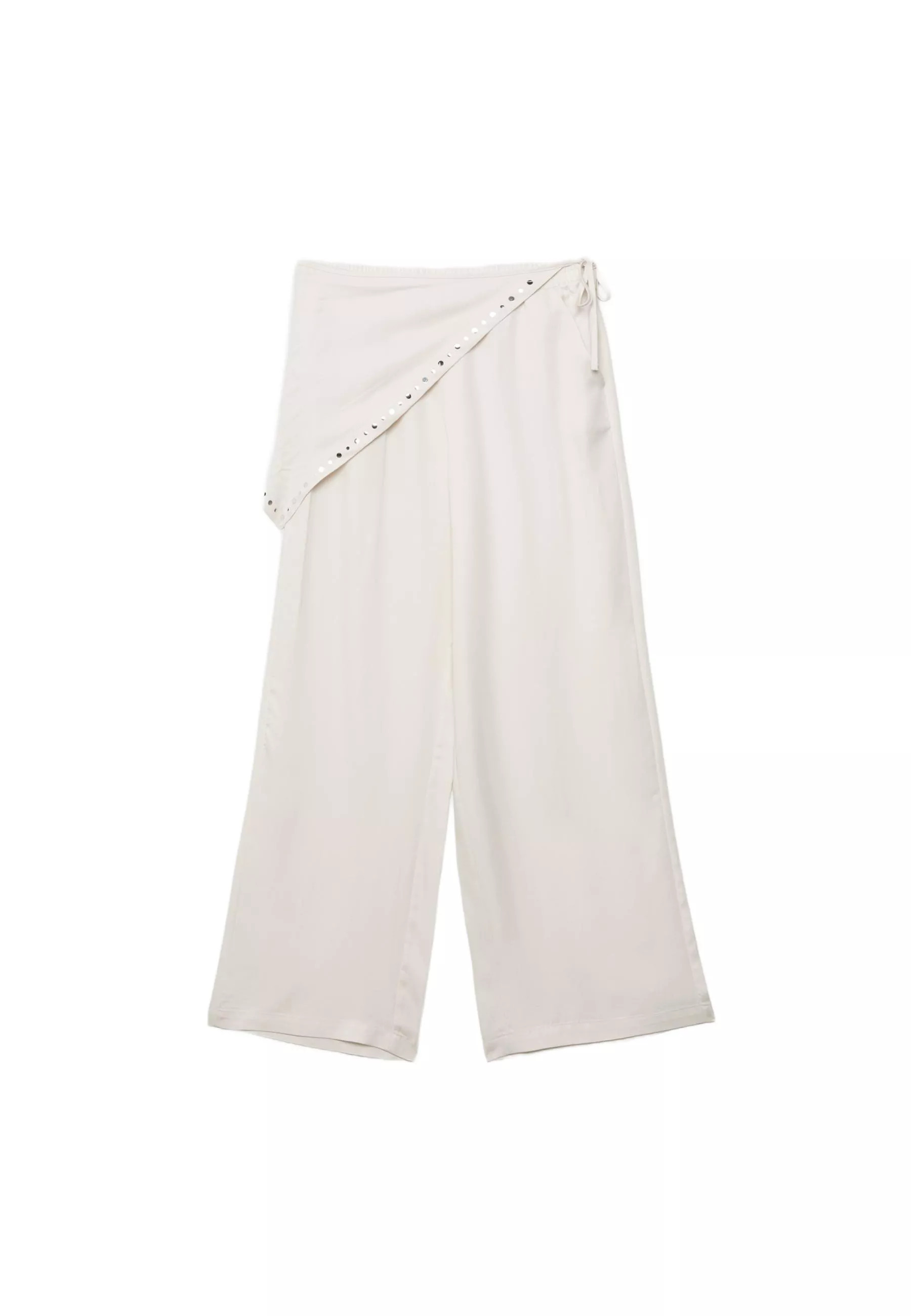 Lyocell scarf trousers - Women's fashion | Stradivarius United Kingdom | Stradivarius (UK)