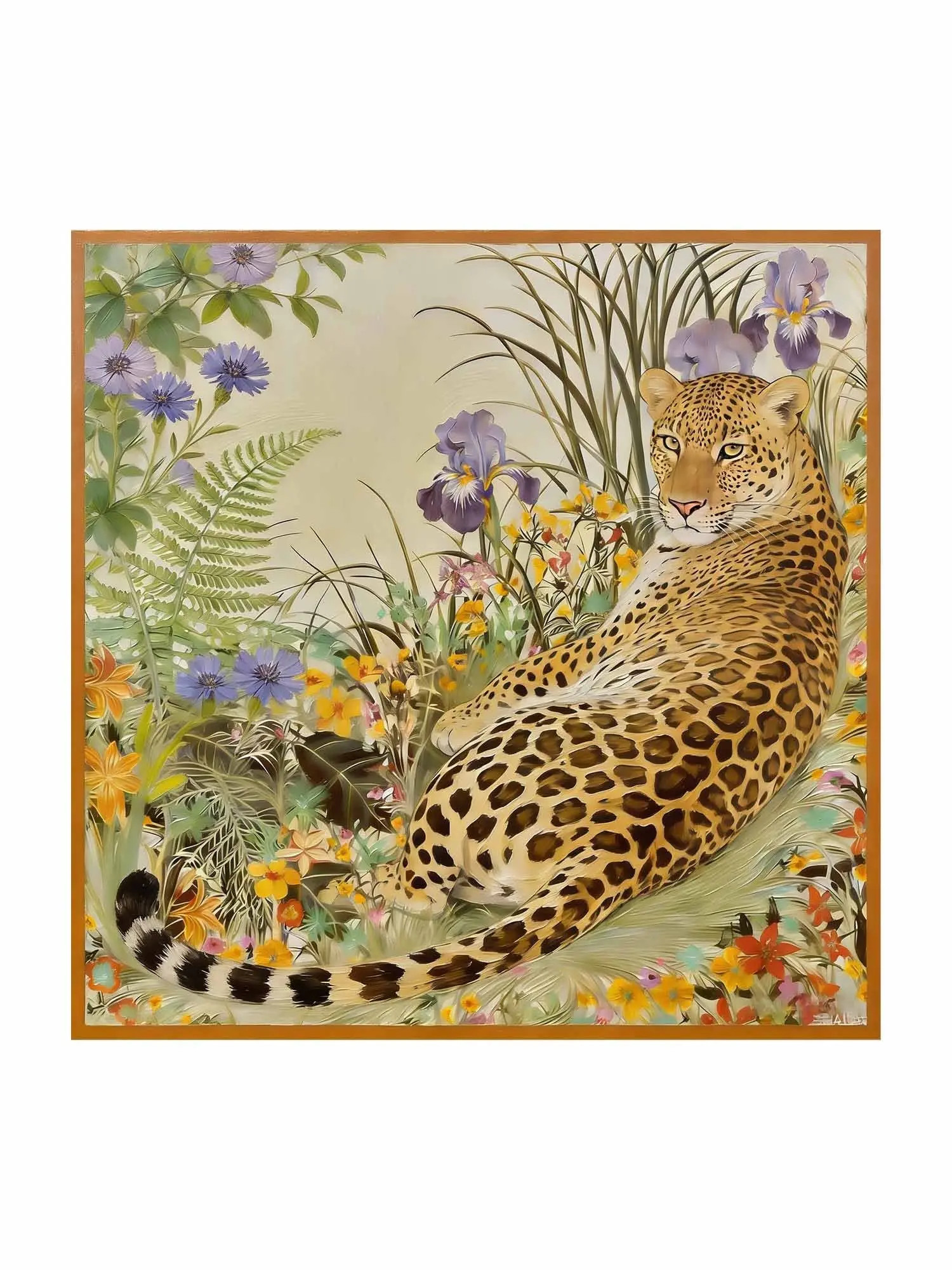 Pure Silk Leopard & Floral Scarf (Women) | Nordstrom | Nordstrom