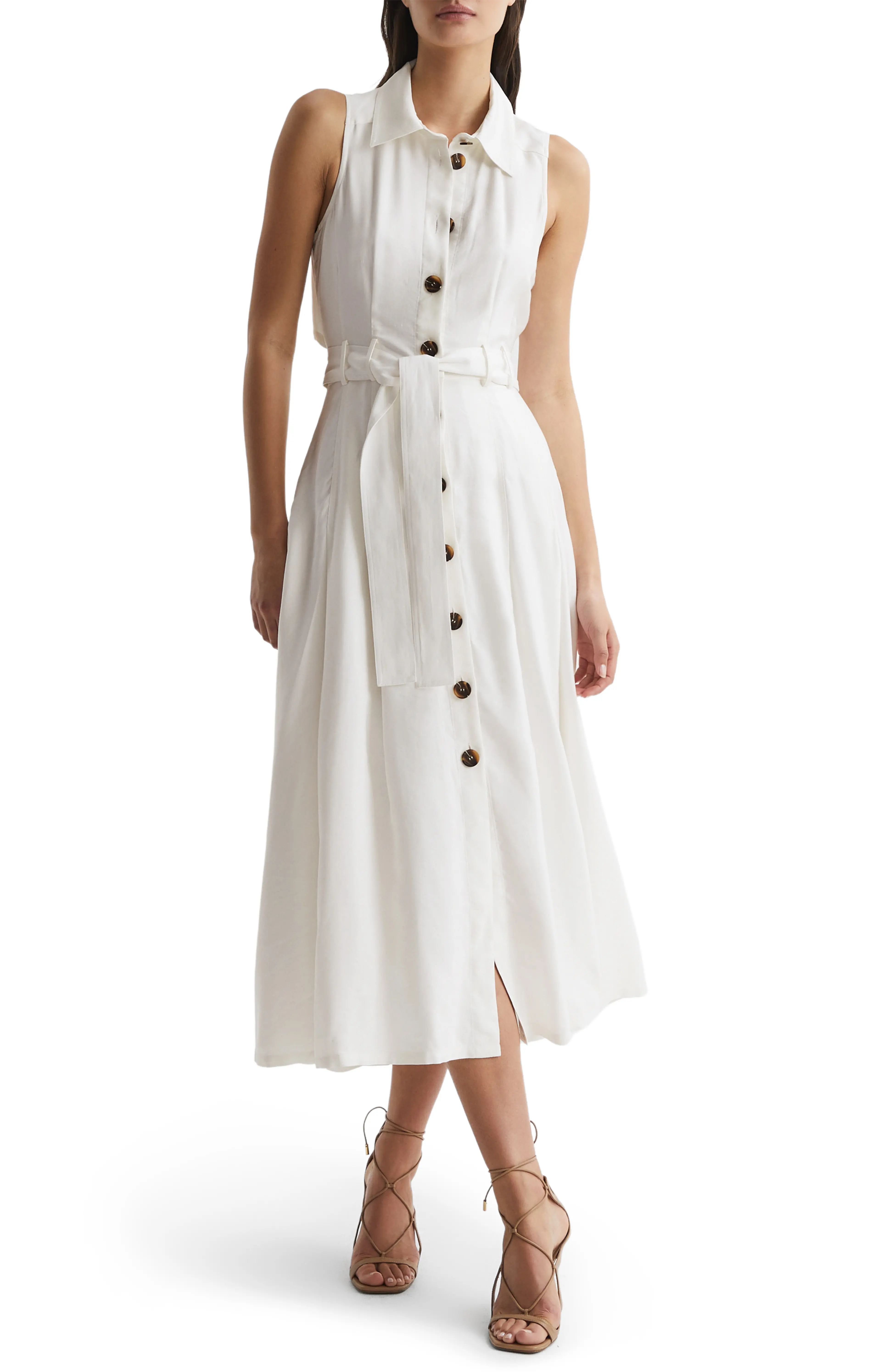 Milena Belted Cutout Sleeveless Maxi Dress | Nordstrom