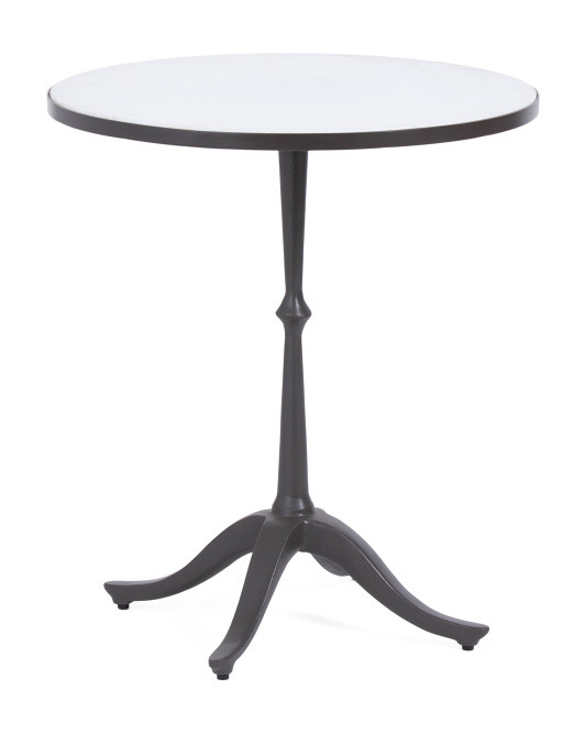 22x25 Around The Circle Stone Top Accent Table | TJ Maxx