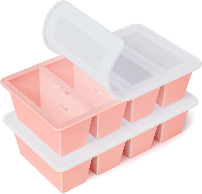 Silicone Freezer Tray for Sauce Cube: GGOW Silicone Freezing Tray for Broth Sauce Storage - Freez... | Amazon (US)