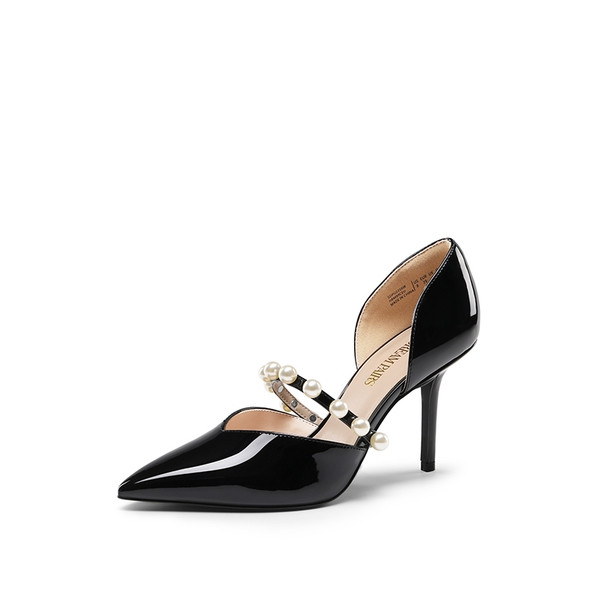 Pearl Straps Pointed Toe Stiletto Heel Pumps | Dream Pairs