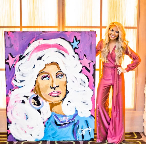 Dolly Parton Painting | Etsy (US)