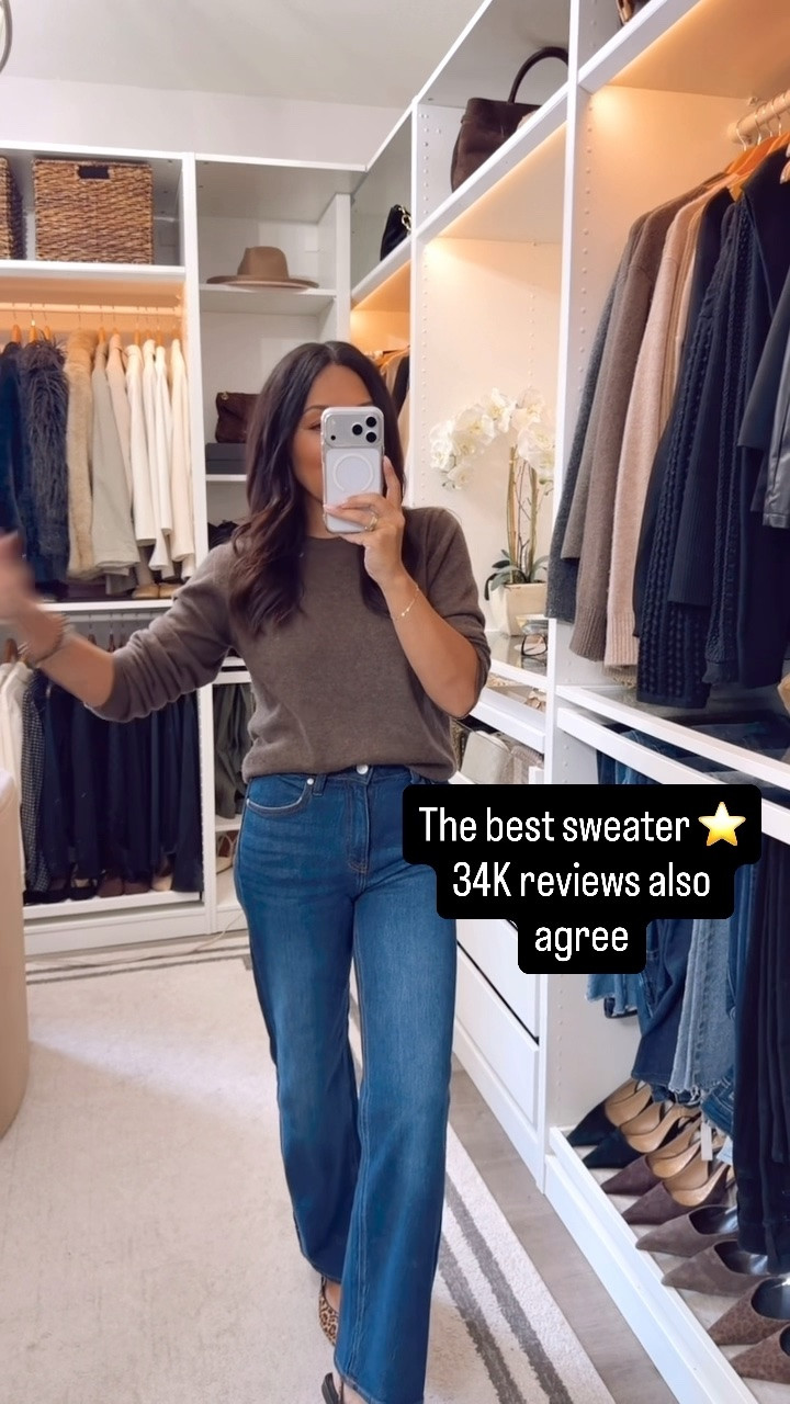 The sweater you’ll wear year round👏🏽 comes in tons of colors

#LTKOver40 #LTKootd