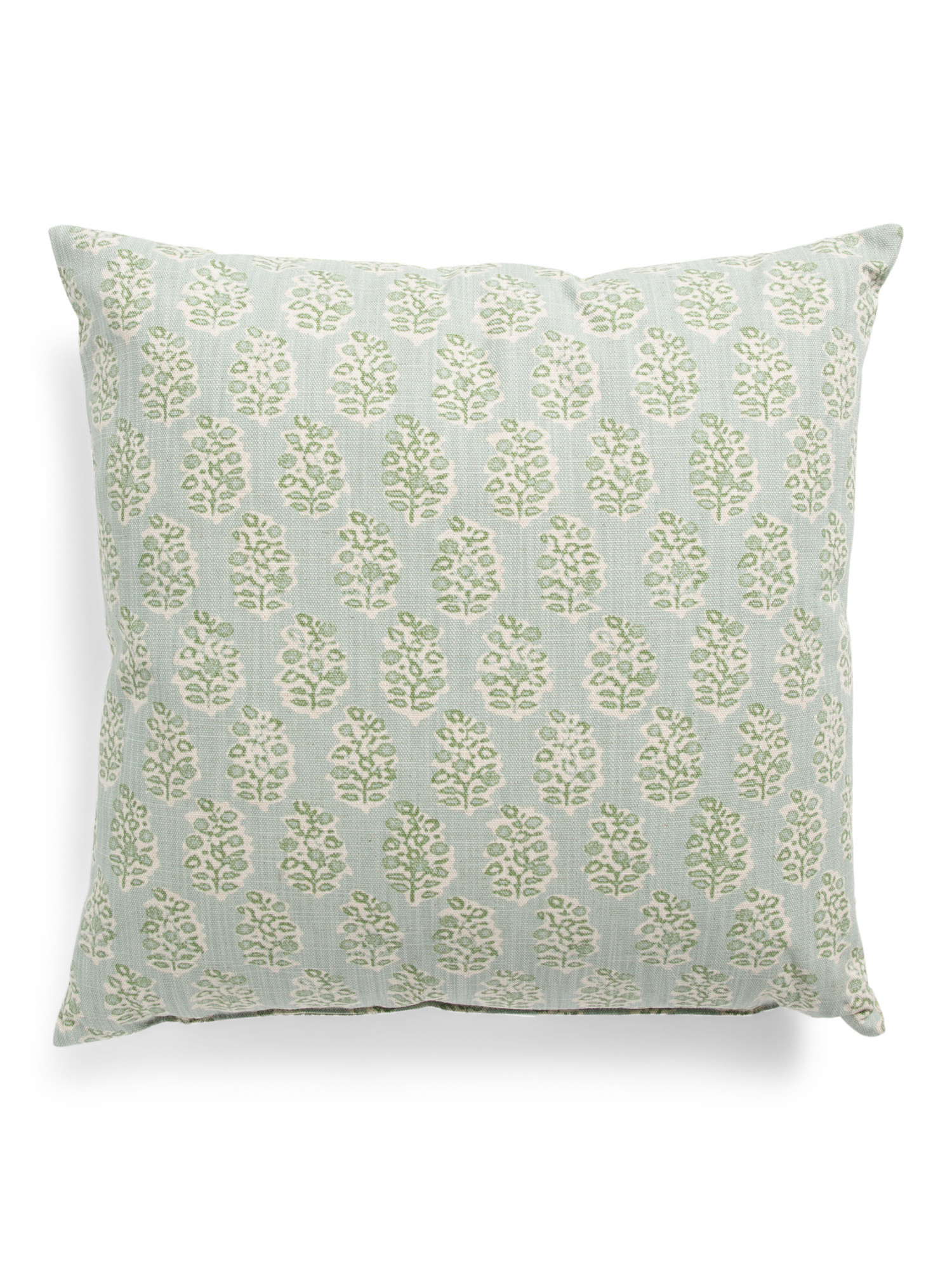 Made In Usa 22x22 Linen Cotton Blend Floral Print Two Sided Pillow | Throw Pillows | Marshalls | Marshalls