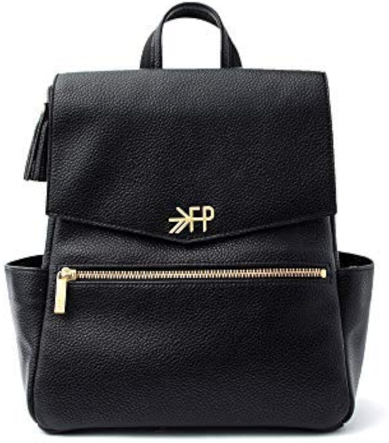 Freshly Picked Convertible Mini Classic Diaper Bag Backpack, Ebony Black | Amazon (US)