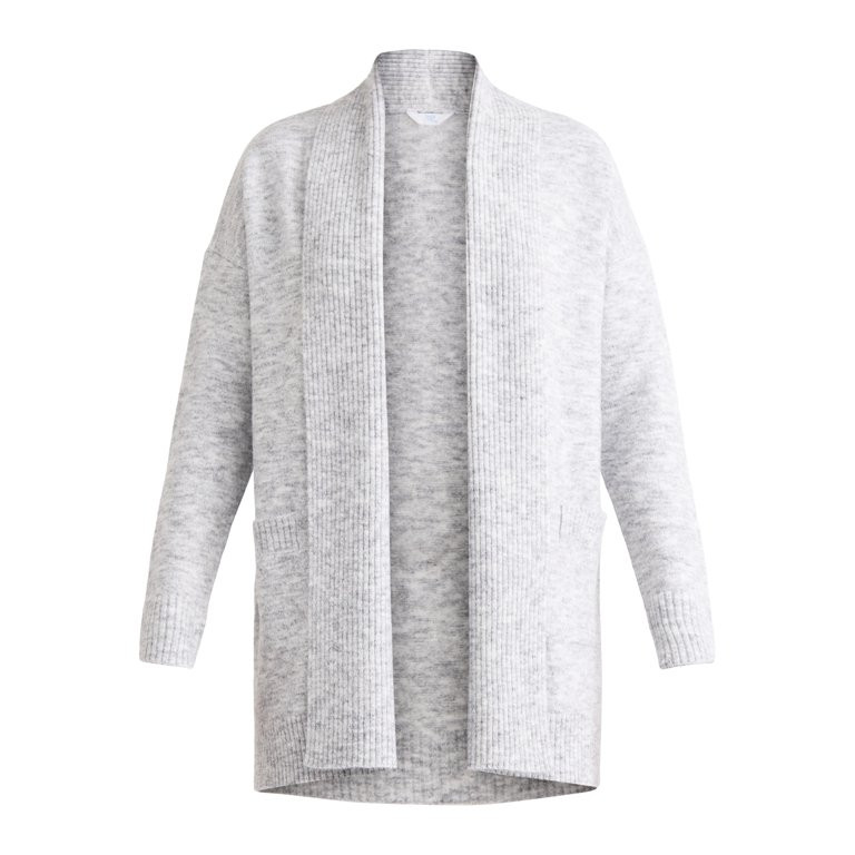 Time and Tru Women's Brushed Longline Cardigan Sweater, Midweight, Sizes XS-XXXL | Walmart (US)