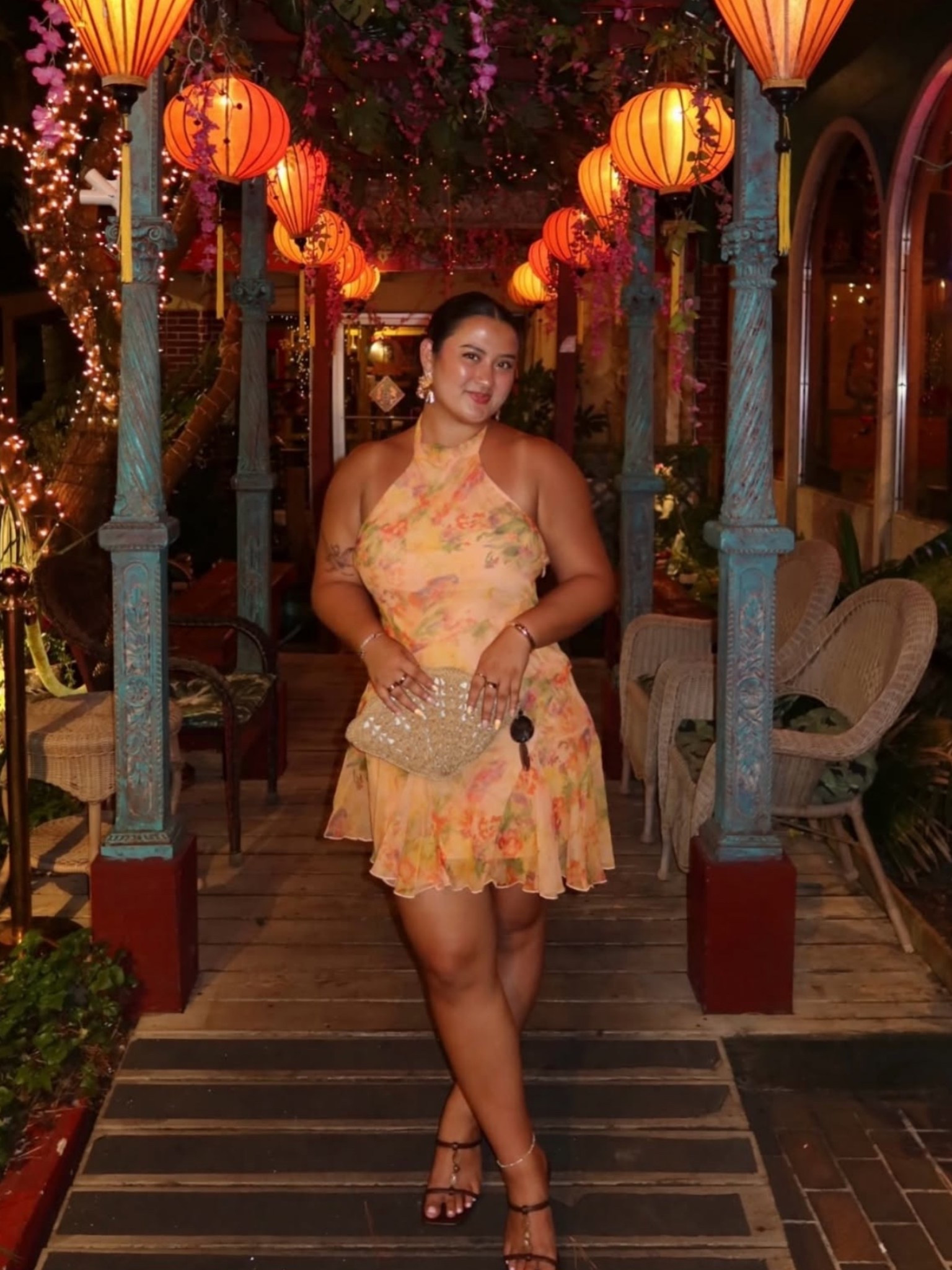 Summer dinner date outfit 🧡🏮🪭

#LTKStyleTip #LTKParties #LTKMidsize