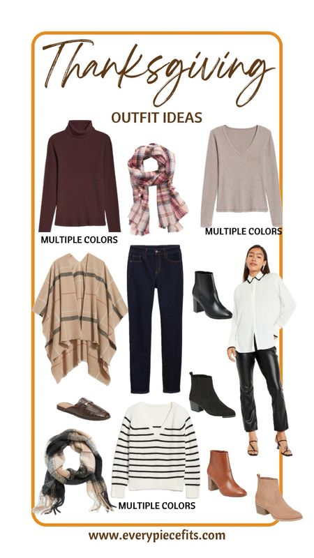 🦃 Thanksgiving is near! These fall outfit staples are easy to pair together and on sale!  The sweaters come in multiple color options, as do the ponchos. 

Style the faux leather leggings with sweaters, bodysuits, button downs, and blouses. Pair it with blazers, jackets, or cardigans. Vegan leather pants are an easy fall outfit item to style once you find a pair that you love. 

#everypiecefits

#LTKstyletip #LTKSeasonal #LTKsalealert