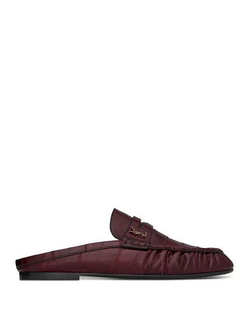 SAINT LAURENT Women's Le Loafer Mules | Bloomingdale's Shoes | Bloomingdale's (AU)