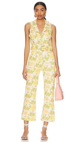 Jacksonville Cropped Jumpsuit in Fresh Floral | Revolve Clothing (Global)
