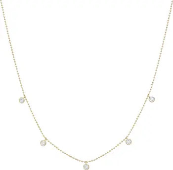 Bearfruit Jewelry Sterling Silver 18k Gold Plated Callie Necklace Dainty Trendy Minimal | Nordstr... | Nordstrom