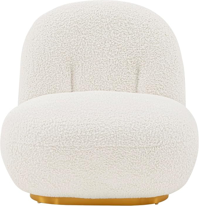 Manhattan Comfort Edina Modern Accent Chair in Luxurious Boucle Upholstery with High Density Foam... | Amazon (US)