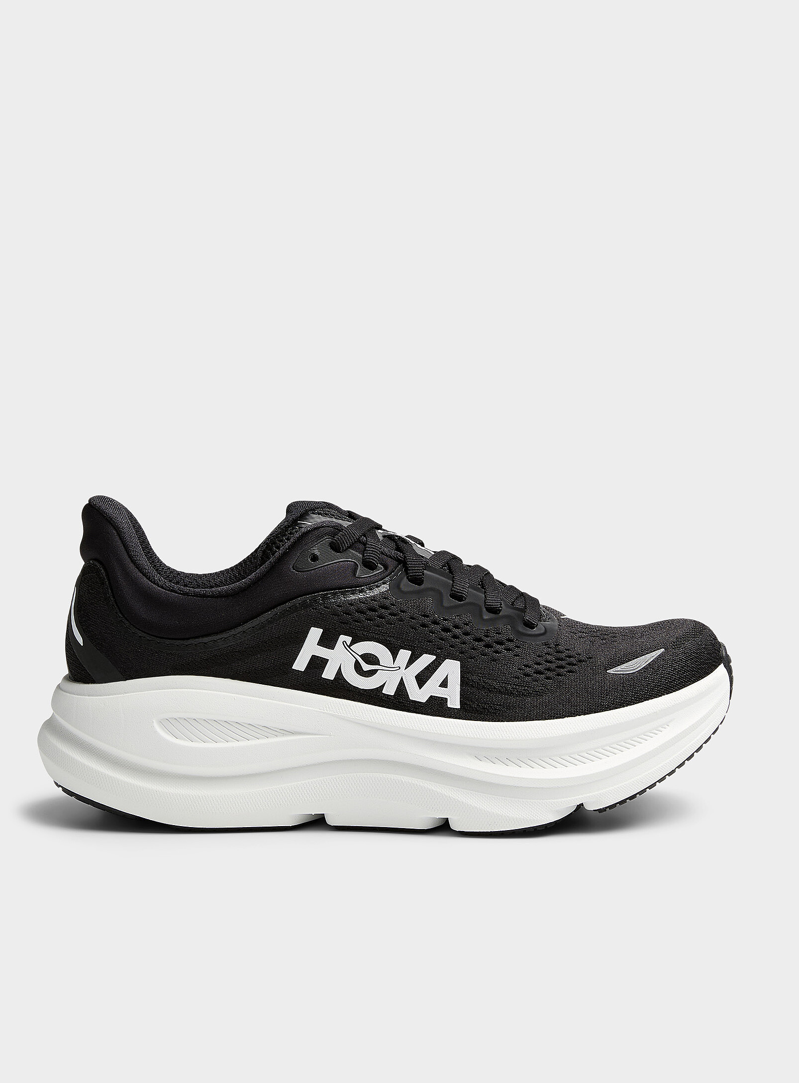 Hoka - Black and white Bondi 9 sneaker Women (Women, White, 7) | Simons