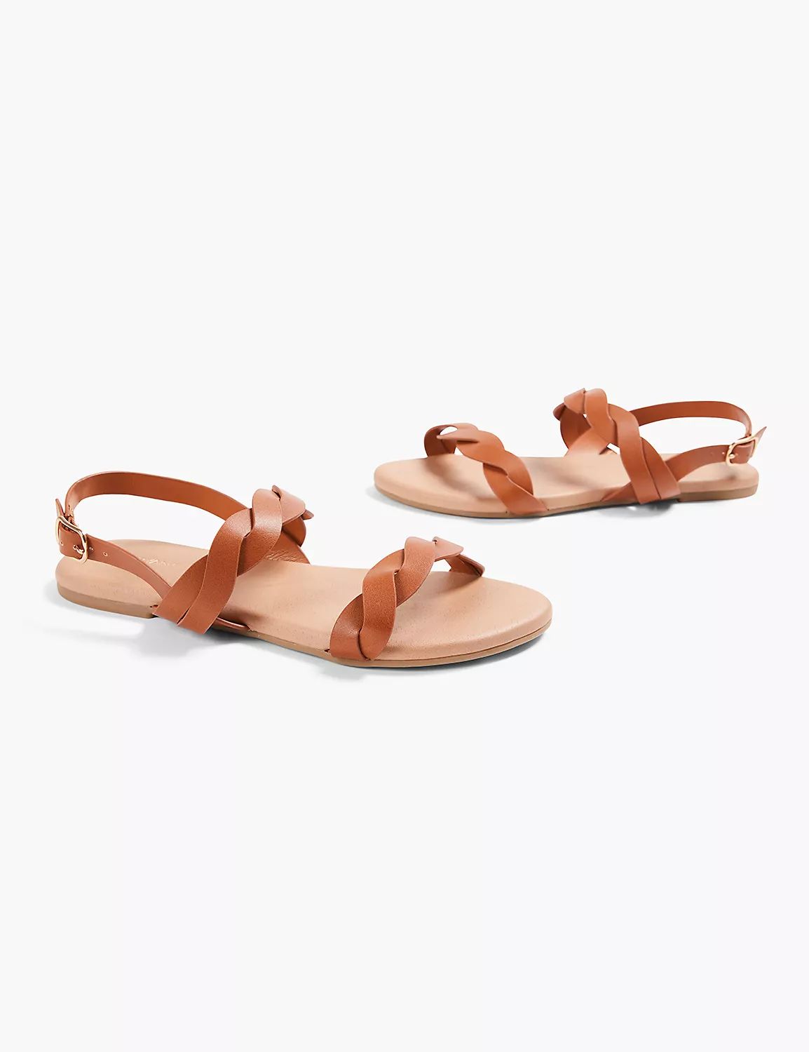 Dream Cloud Ankle-Strap Twist Sandal | LaneBryant | Lane Bryant (US)