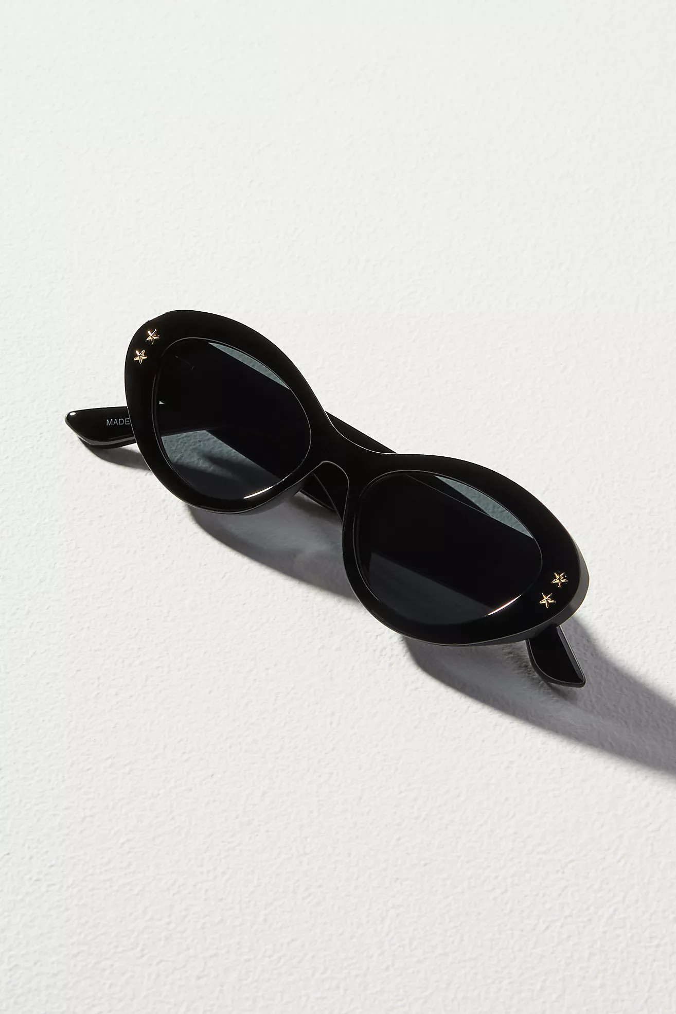 Star-Studded Oval Sunglasses | Anthropologie (US)