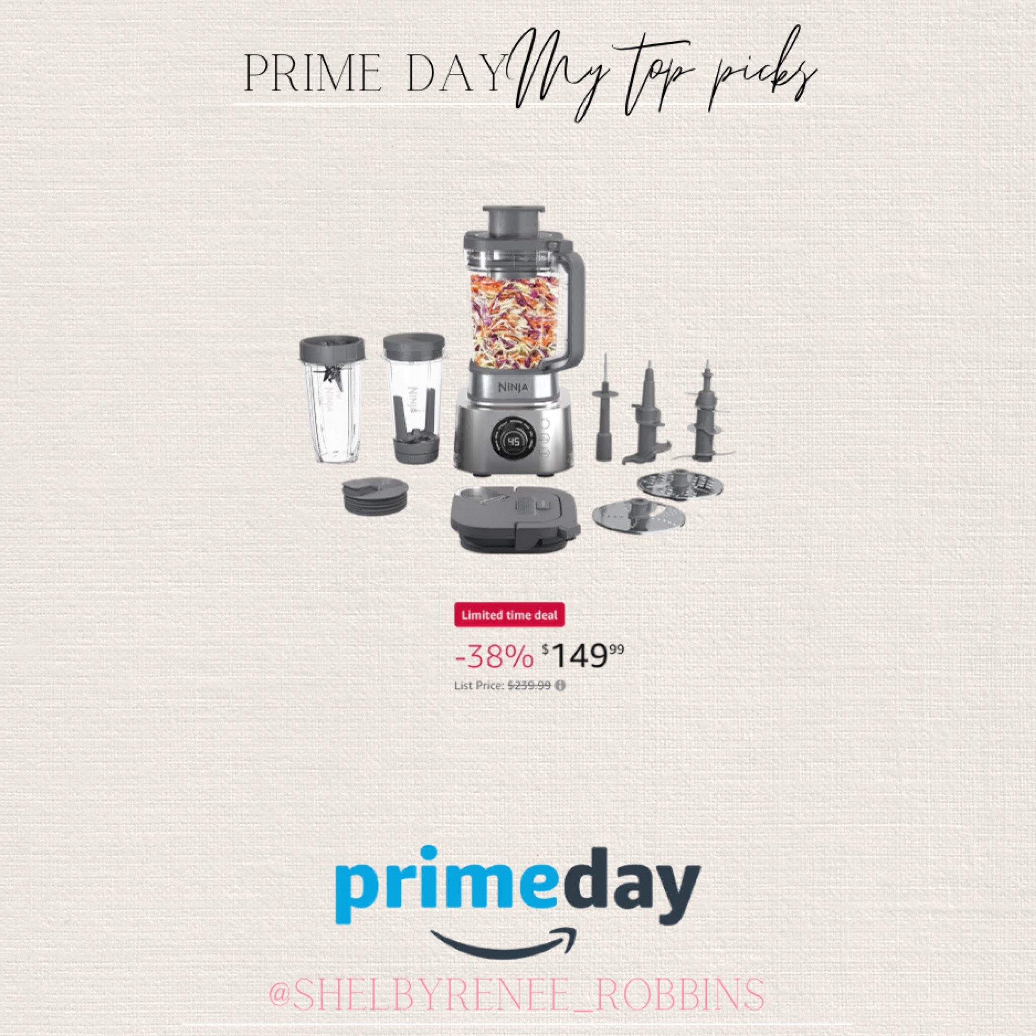 Ninja kitchen system on sale! Food processor and blender! 

#LTKHome #LTKSaleAlert