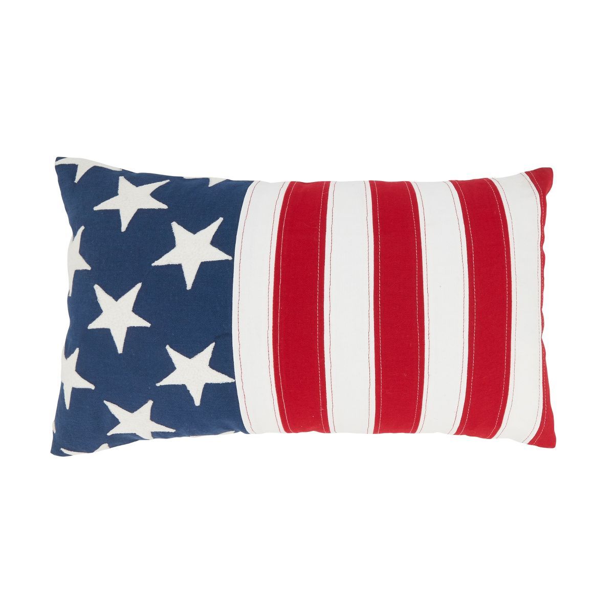 Saro Lifestyle Patriotic Pride Throw Pillow Cover | Target