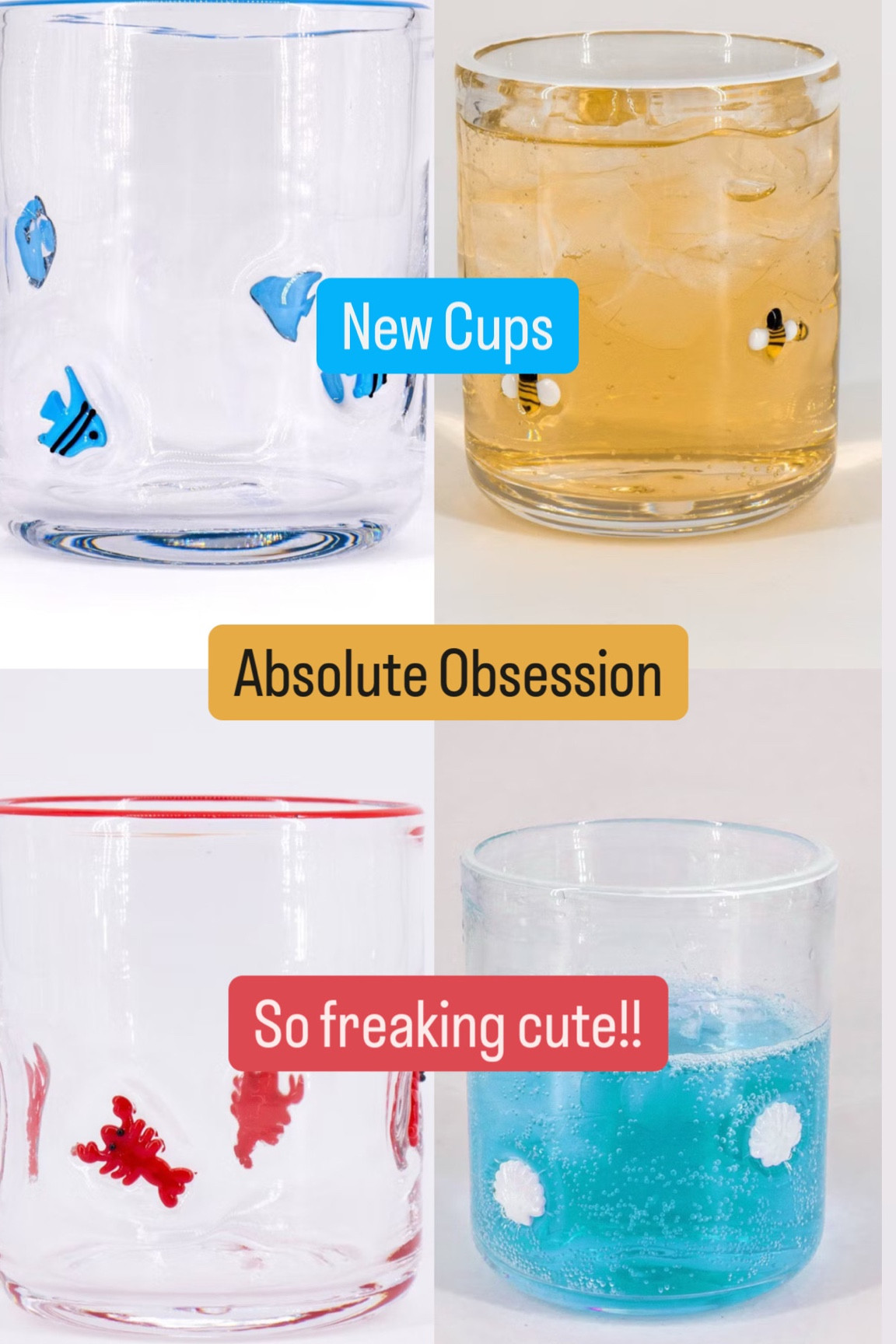 Pic says it all!! NEW CUPS!! So obsessed!! These are perfect for those in between months where there is no major holiday to decorate for but just fun spring summer things!!

#LTKHome #LTKSeasonal #LTKFindsUnder50