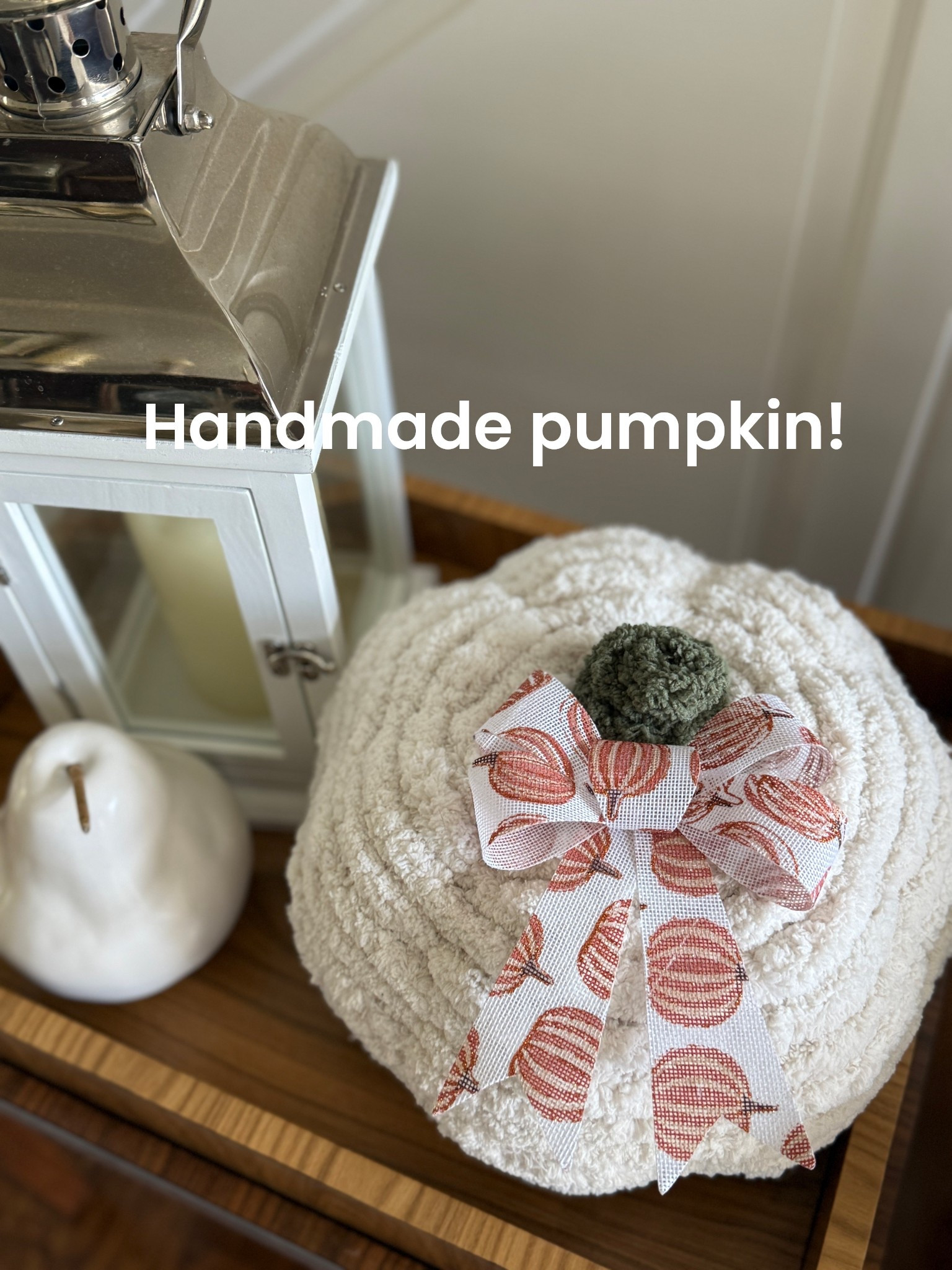 I created this fall decor- a cute yarn-covered paper mache pumpkin! It’s available on Etsy with the rest of my handmade home decor 

#LTKHome #LTKFindsUnder50 #LTKSeasonal