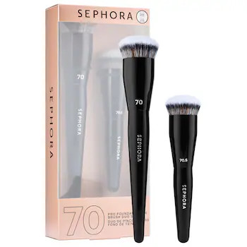 SEPHORA COLLECTIONPRO Foundation #70 + 70.5 Brush Duo Set | Sephora (US)