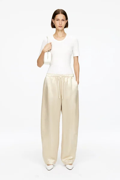 Drawstring Satin Trousers | Arket UK