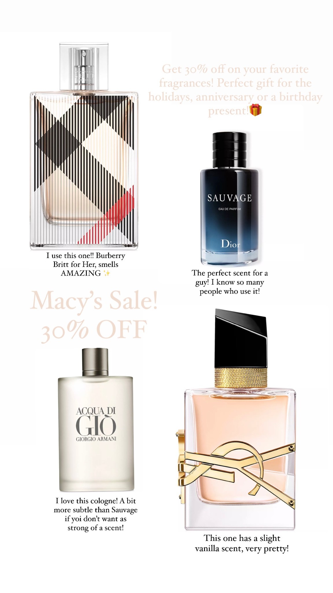 All of these fragrances are a must try!!✨ 

#LTKbeauty #LTKsalealert #LTKunder100