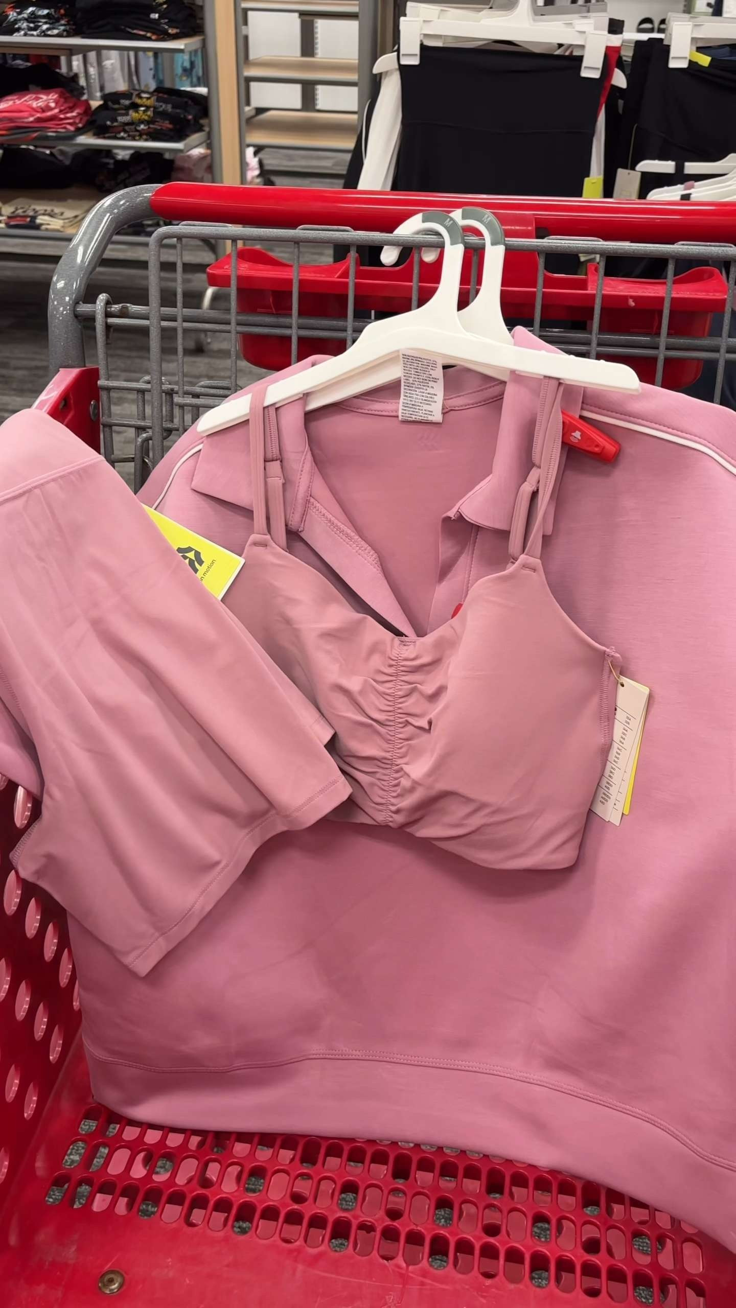 I am obsessed with these pink & green athleisure pieces from Target! 🩷😍 

 #LTKActive #LTKFindsUnder50