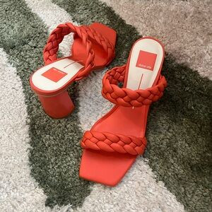 Orange Braided Dolce Vita Heels | Poshmark