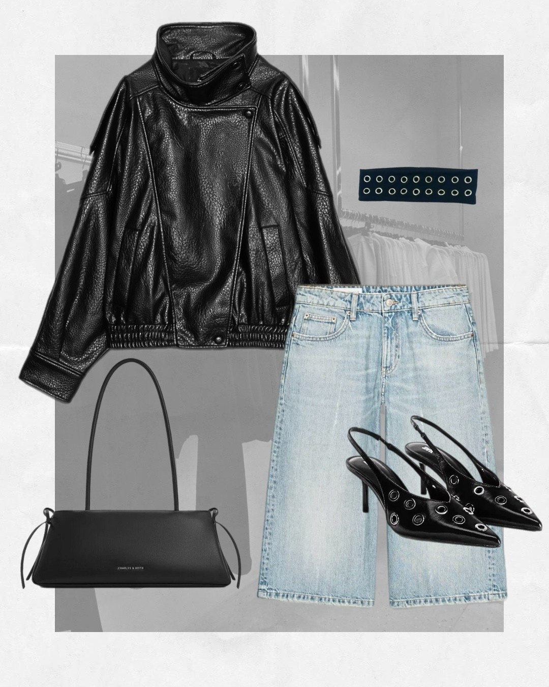 Viral leather jacket styling🖤

- zara, leather jacket, polka dots, ootd, style, summer, fashion, clothing 

#LTKstyletip #LTKsummer #LTKuk