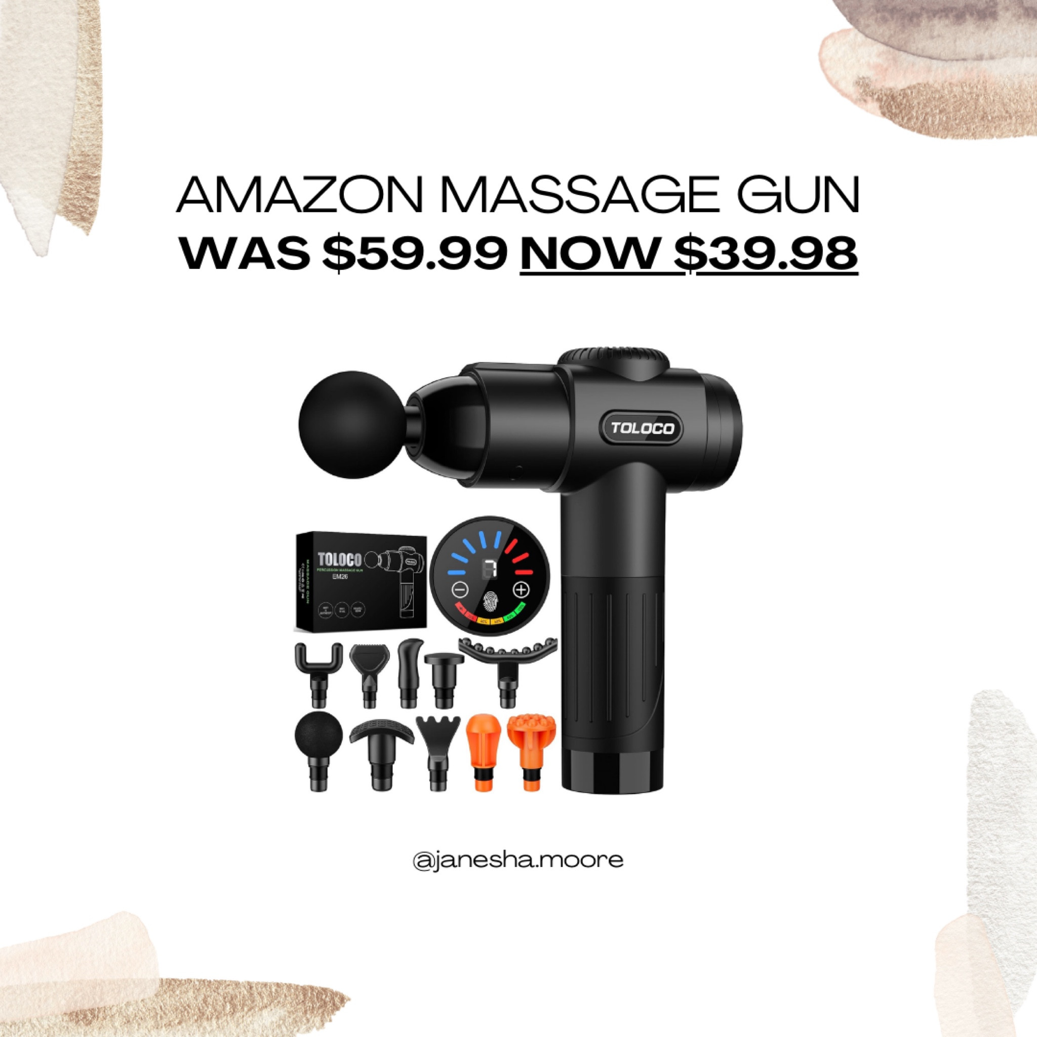 Amazon Massage Gun | WAS $59.99 NOW $39.98

#LTKhome #LTKsalealert