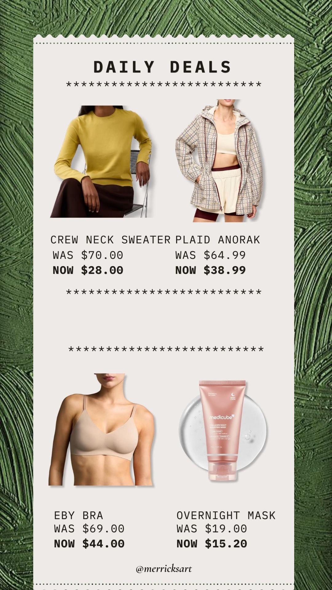 Daily deals!! Perfect fall sweater and jacket, my favorite bra, and glass skin overnight mask! 🍂✨

#LTKSeasonal #LTKSaleAlert