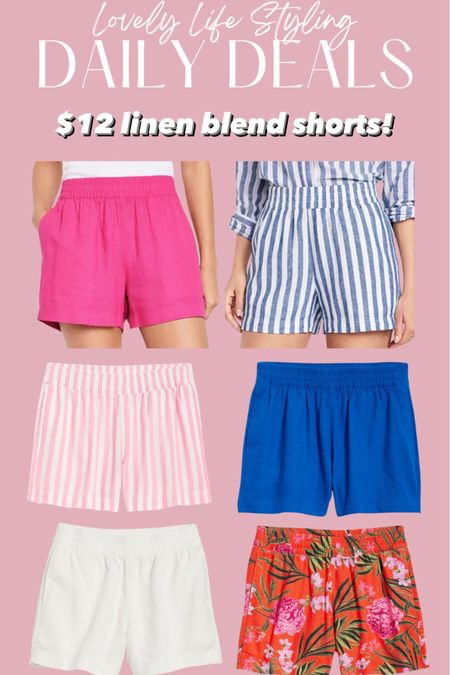 Linen blend shorts on sale for $12! 


#LTKsalealert #LTKSeasonal #LTKfindsunder50
