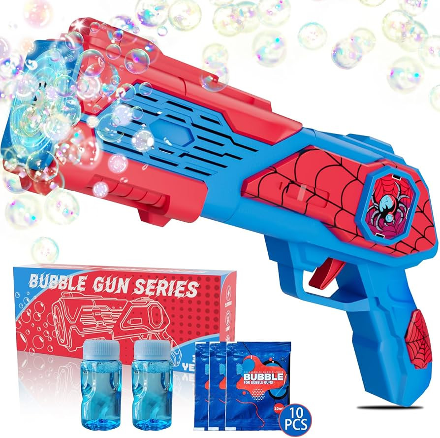 Bubble Machine Gun for Kids: Toys for 3+ Year Old Boys, Toys for Boys 4-6, Outsider&Outdoor Toy f... | Amazon (US)